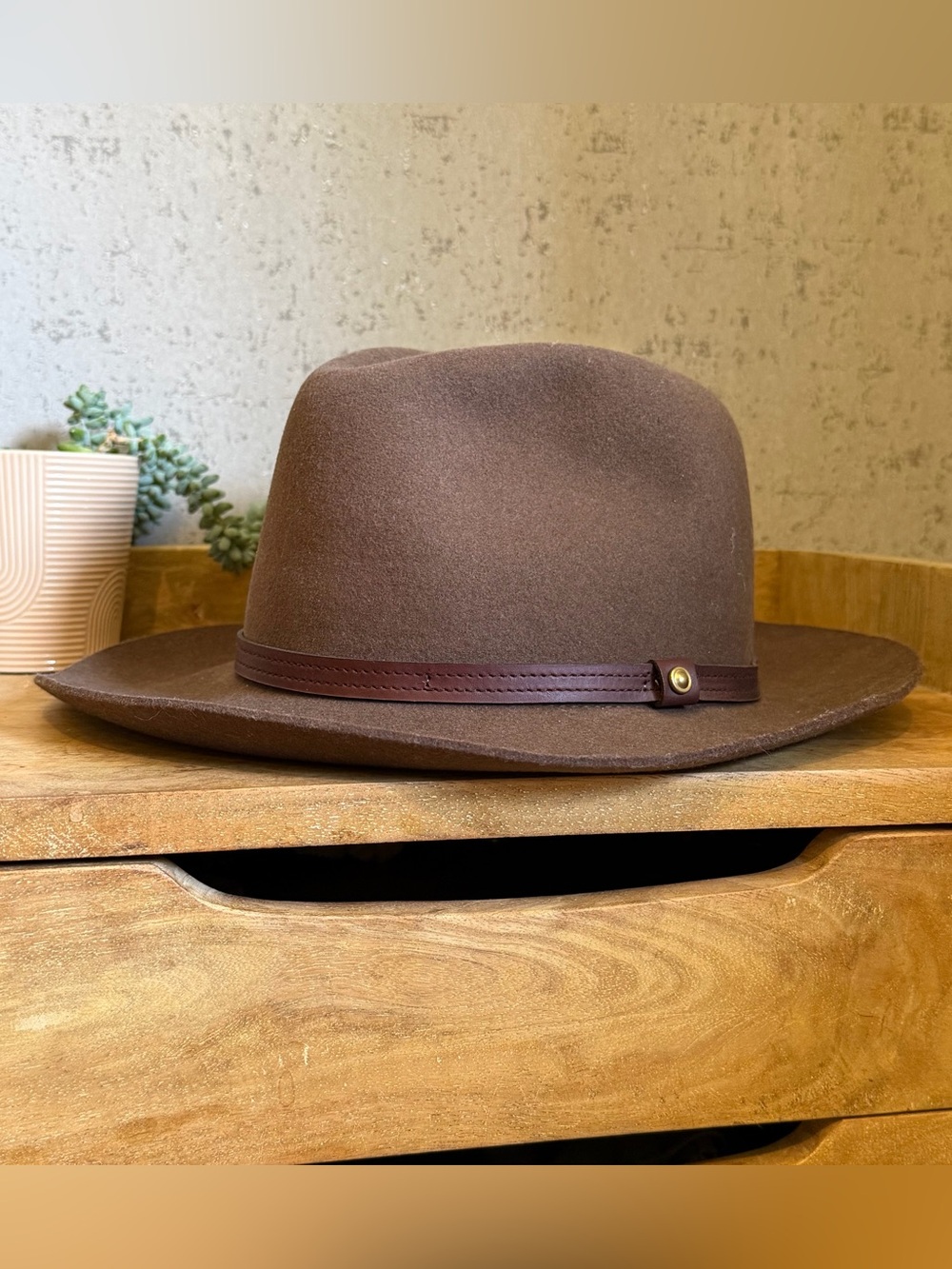 rag & bone Brown Wool Fedora